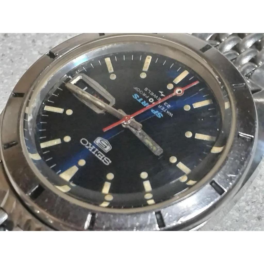 Used Seiko 5 Sports (5126-8100) Blue Dial *Maintenance recommended