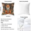 W-William M-Morris Art Fox Cushion Cover Premium Comfort Reversible Pillow Cover - Dual - Use Design For Home & Car