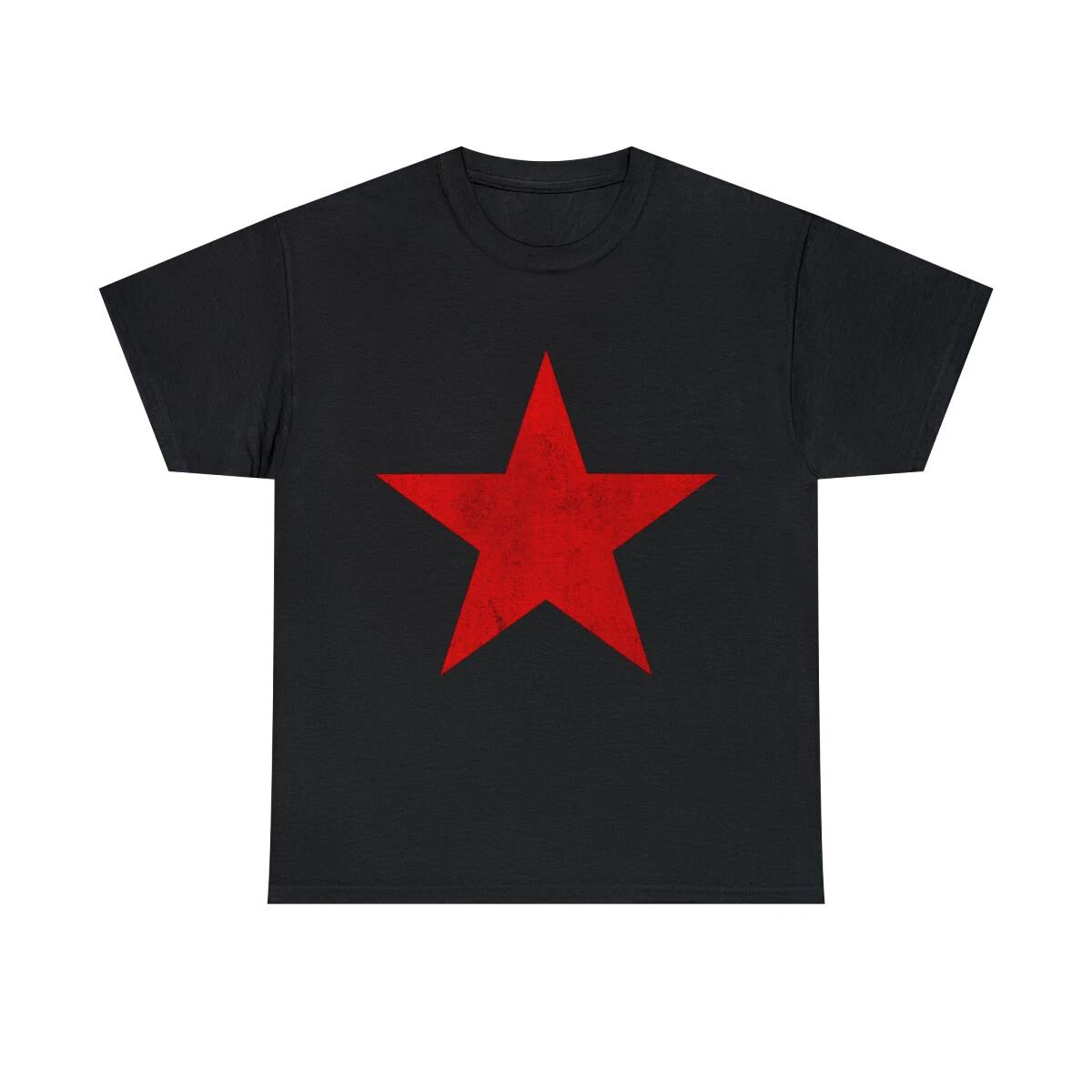 

Red Star Retro Graphic Tee Shirt, S-5XL M