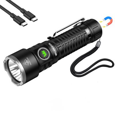Wurkkos TS28 Rechargeable LED 3200 506m Beam Magnetic Fast 5000mAh High 8 Lighting 2 Operation IP68 Light for Outdoor and Emergencies Flashlight,