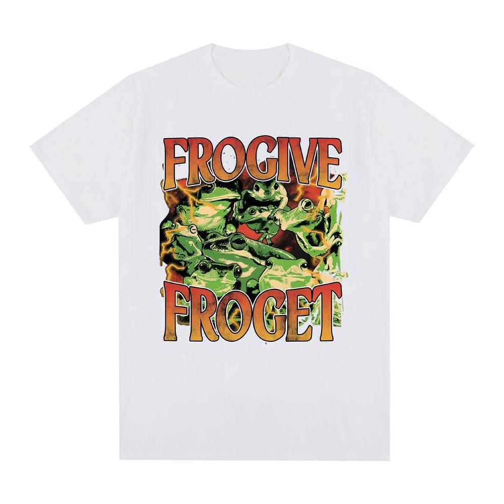 Frog Frog Funny Frog Fan Tshirt Men Women Casual Cotton Tshirt Harajuku Fashion Super Large Tshirt Mens Tshirt Street Y2K