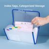 Classification B6 File Folder Strap Design Document Organizer Bill Storage Bag  Entrance Decoration