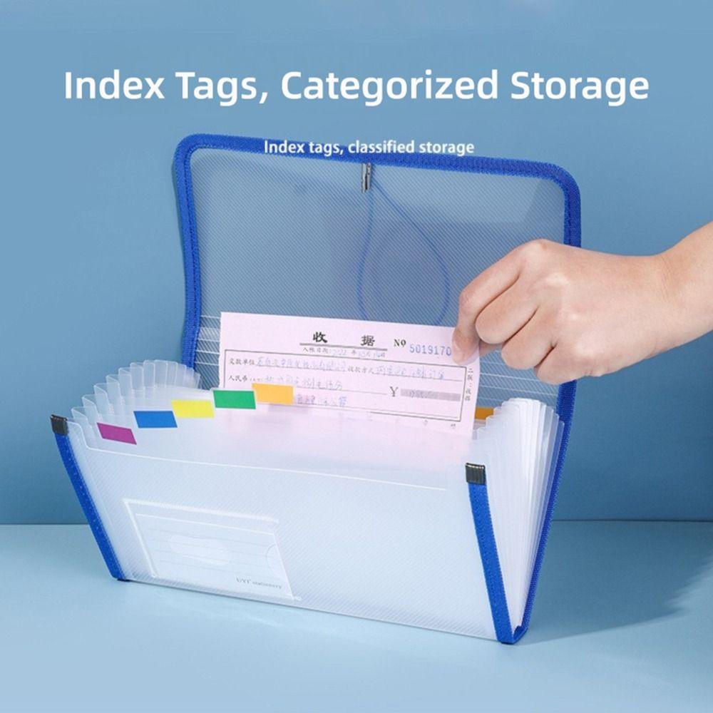 Classification B6 File Folder Strap Design Document Organizer Bill Storage Bag  Entrance Decoration