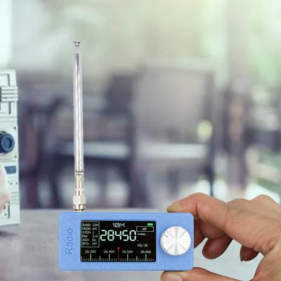 SI4732 0.5-108mhz Portable Radio 1.9inch IPS Screen All Band Radio Receiver LSB USB AM FM HF SW MW VHF Radio with Antenna