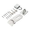 Lock Gate Bolt Door Clasp Sliver Staple Gate Door Lock Burglar Proof Door Lock Easy Install Shed Latch Padlock