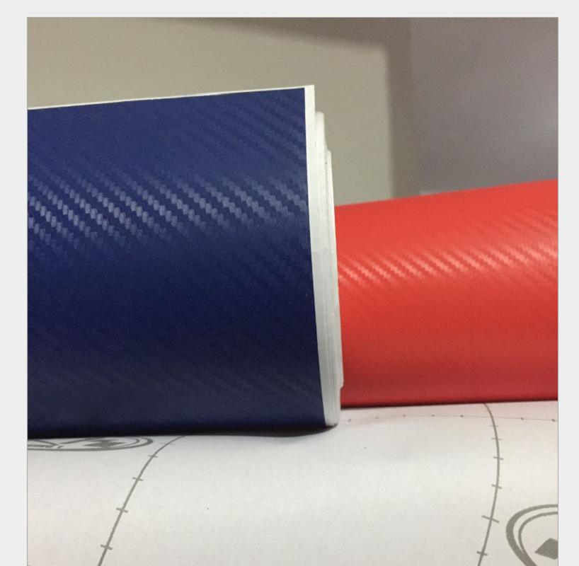 

30смx127см Виниловая пленка из углеродного 3D волокна Автомобильные наклейки Водонепроницаемые Для украшения автомобиля синий