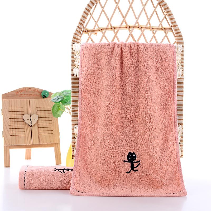 

Детское полотенце из утолщенного бамбукового волокна, жаккардовое, для младенцев и малышей, для лица и купания оранжевый