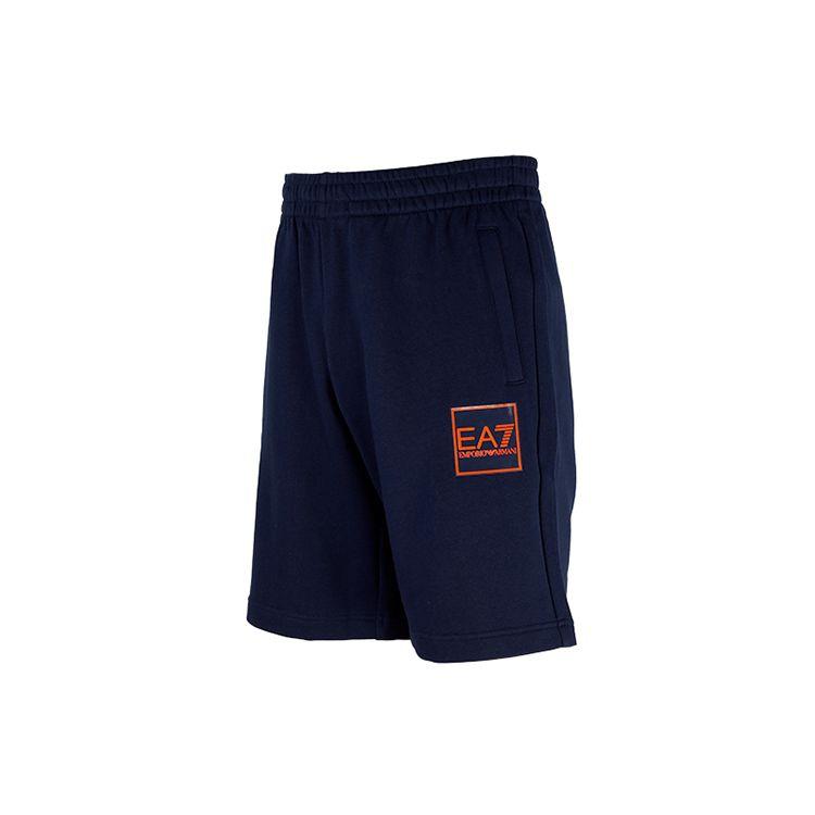 Emporio Armani Ss22 Solid Color Logo Print Sports Shorts Men shorts Dark-Blue 3LPS53-PJEQZ-1554