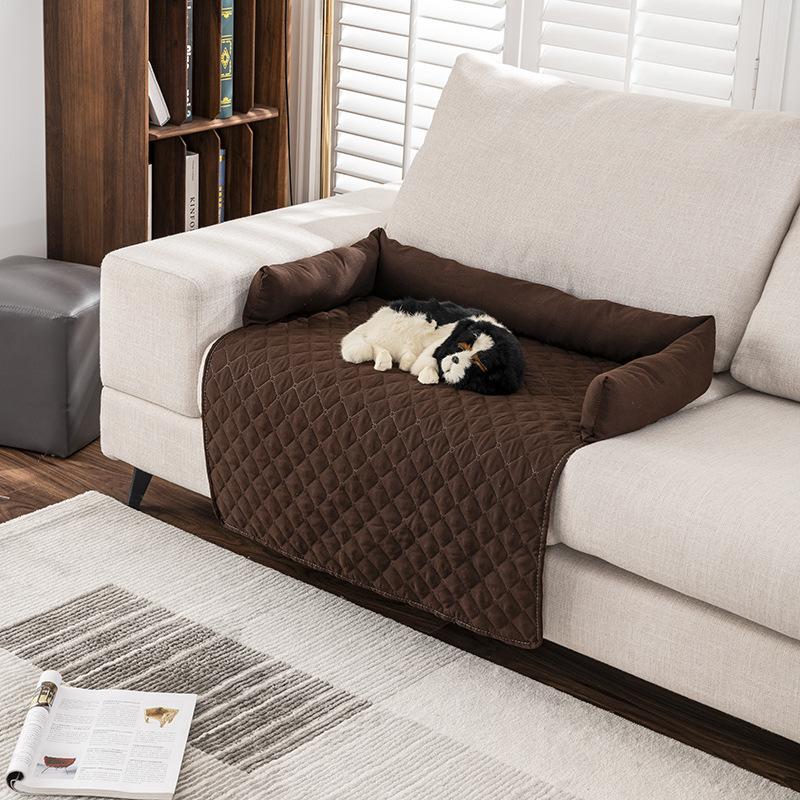 Pet Sofa Dog Kennel Cat Kennel Four Seasons Simple Waterproof Soft Comfortable Dog Mat Cat Bed Non-slip Pet Sofa Cushion