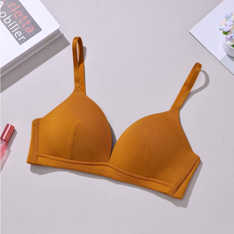 Traceless sexy deep underwire bra women's underwear small breasts gathered women's autumn breathable