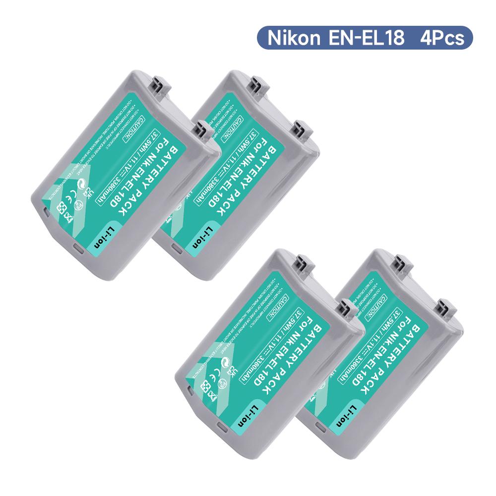 PALO EN-EL18a EN-EL18 EL18D Camera Battery for Nikon EN EL18a, EN EL18, D850, D800, D800E, D4, D4S, D5, D6 Camera Accessories