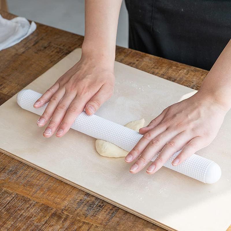 Non-Stick Floating Point Rolling Noodle Stick Dumpling Skin Household Rolling Noodle Stick Non Stick Skin Kitchen Baking Tool
