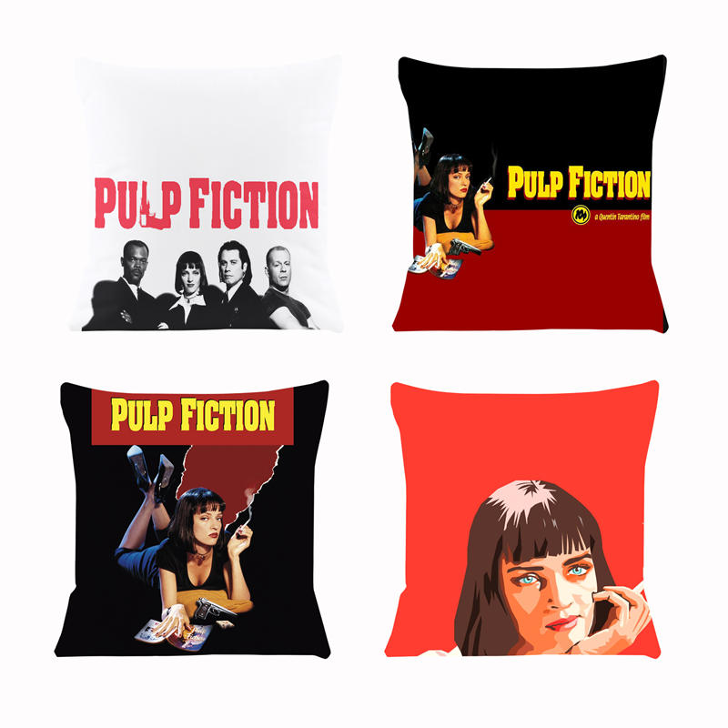 Tonnika Chen Unisex Cushion Cover Pulp Fiction For Sofa Pillow Cover Living Room Stills Pillow For Chairs Pillowcase Home Decorative 289