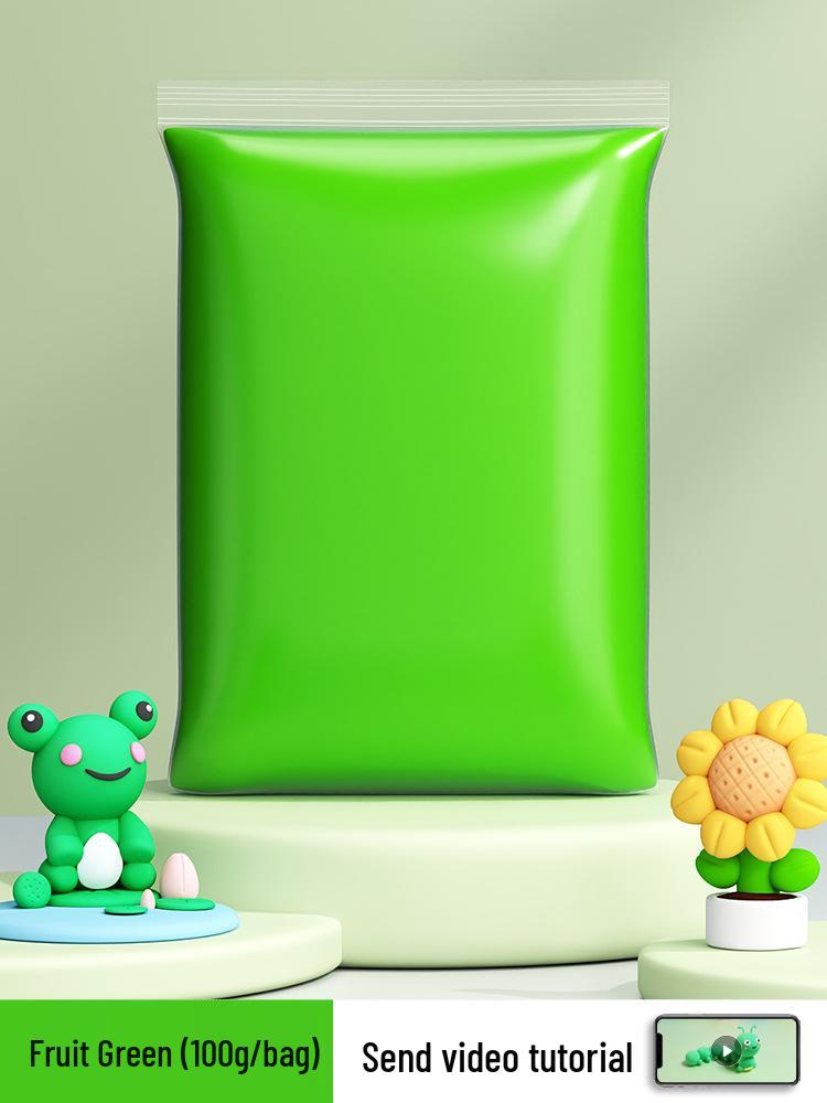 Ultra-Light 500g Colored Clay Bag for Kids DIY Projects 100g