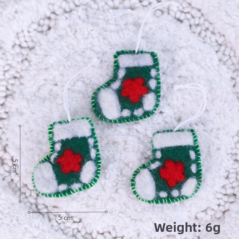 Felt Christmas Decorations With Cartoon Style For Festive Tree