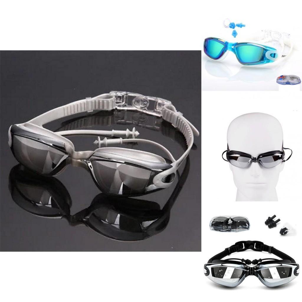 Glasses Swimming Waterproof And Antifog Colorful Plating Small Mirror Racing Swim Set Glasses