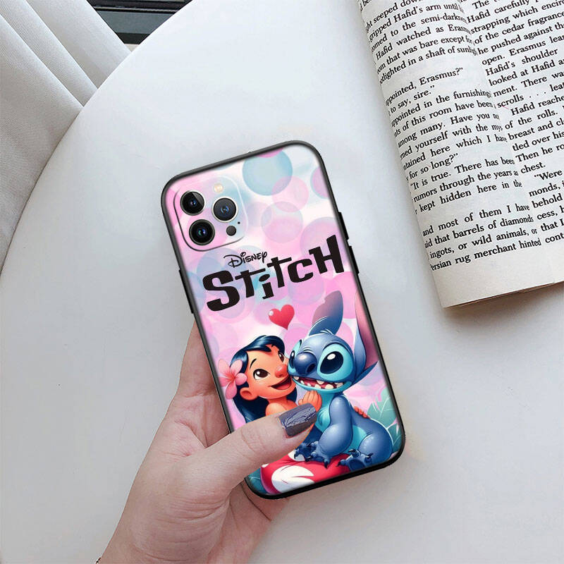 MH84 Lilo Stitch Phone Shell Case for iPhone 7 8 11 12 13 14 15 16 17 16E XS Pro Max XR X SE Air