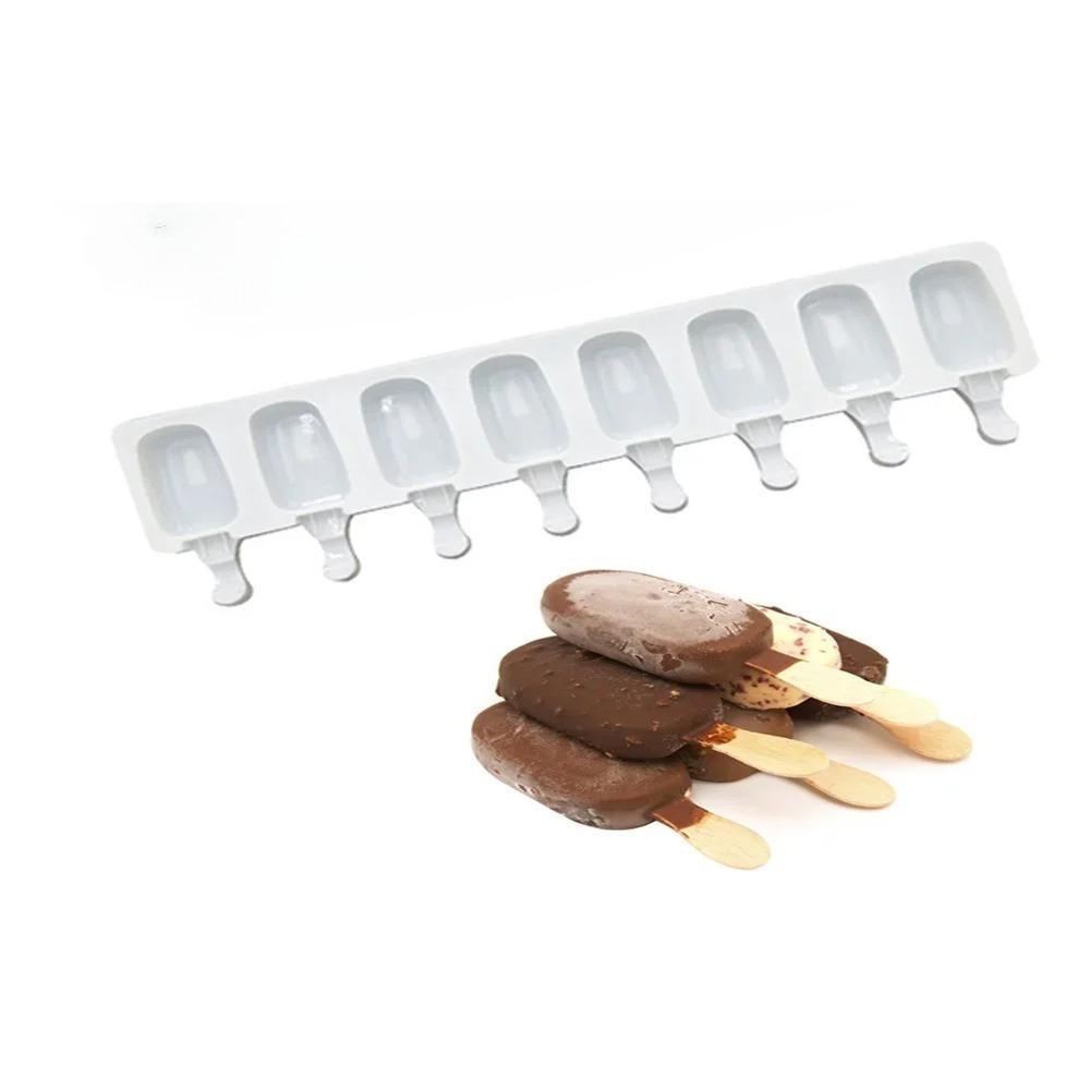 

Food Grade Silicone Popsicle Molds Homemade Ice Cream Stick Mold with Sticks for Kids Summer Party Frozen Treats and Desserts