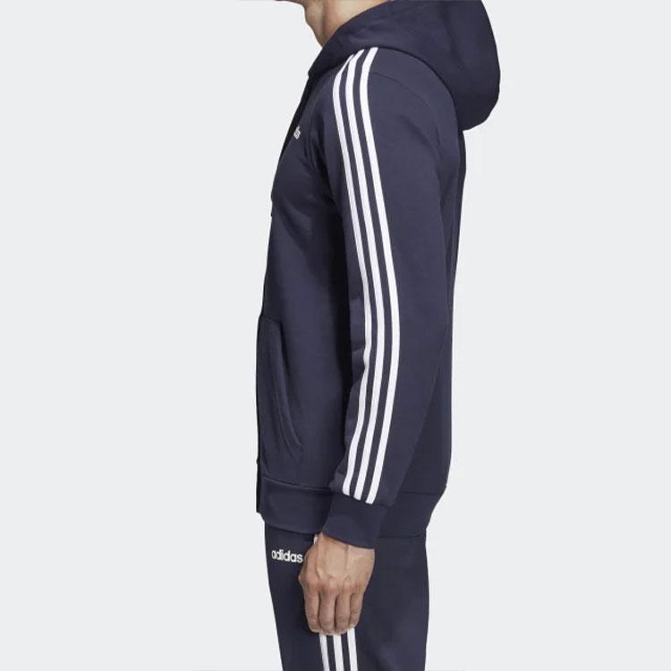Adidas E 3S FZ FT Knitted Jacket Men Jackets Navy-Blue DU0471