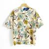 Womens Casual O Neck Knitted Short Sleeve Tops Spring Knitwear Pullovers Floral Printed Ladies Breathable TShirt