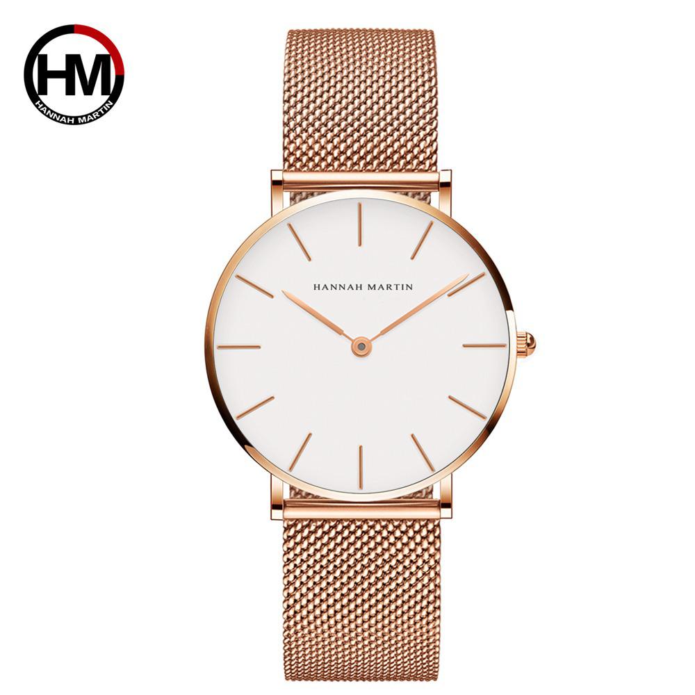 HANNAH MARTIN 36mm Ice Blue Women's Bauhaus Watch