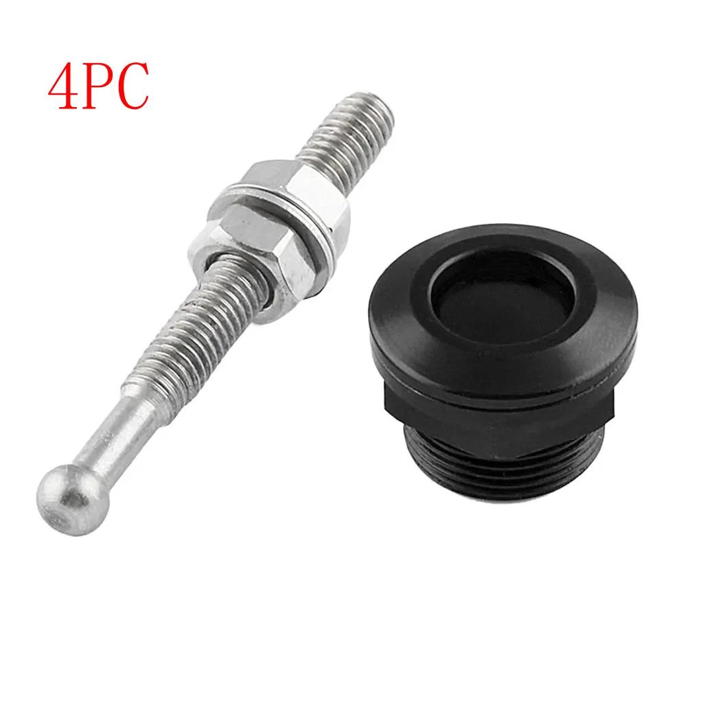 1Pc/4Pc Universal 22mm Car Push Button Bonnet Hood Pin Lock Clip Kit Quick Release Latch Engine Bonnets Auto Accessories HL-1001