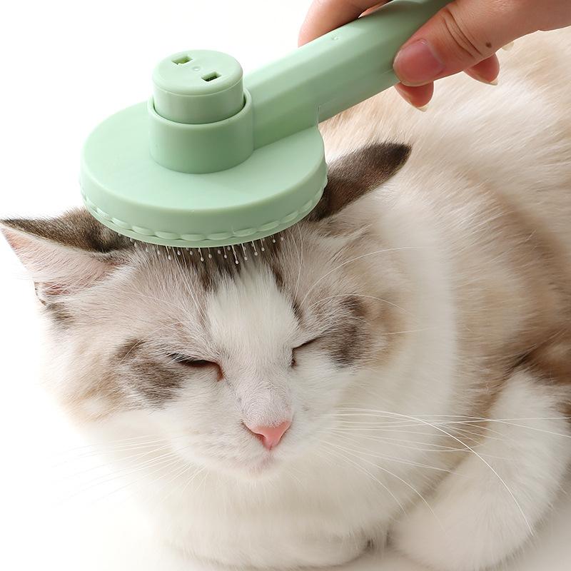 Comb Pig Nose Round Cat Comb Pet Self-cleaning Comb Cat Supplies Cat Hair Removal Comb Pet Supplies