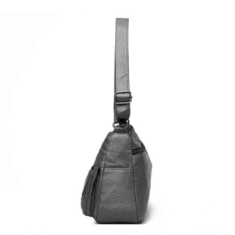 Large Capacity Shoulder Bag Women's Crossbody Bag Soft Leather Mother Bag