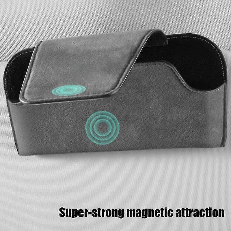 Auto-Sonnenbrillenhalter-Clip für Sonnenblende, Fahrzeug-Brillenaufbewahrungslösung für Fahrer, Wesentliches UV-Schutz-Zubehör