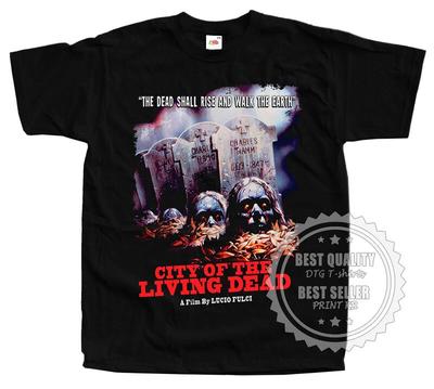 City of the Living Dead T SHIRT TEE V1 Horror Poster BLACK All Sizes S To 5XL