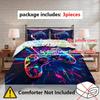 3PC Game Console Duvet Cover Digital Printing Technology Comfortable Four Season Home Decoration