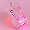 383 Gaming Mouse Lightweight Hollow Honeycomb Hole RGB USB Wired Mice 2400 DPI 6 Buttons Optical Mice for PC