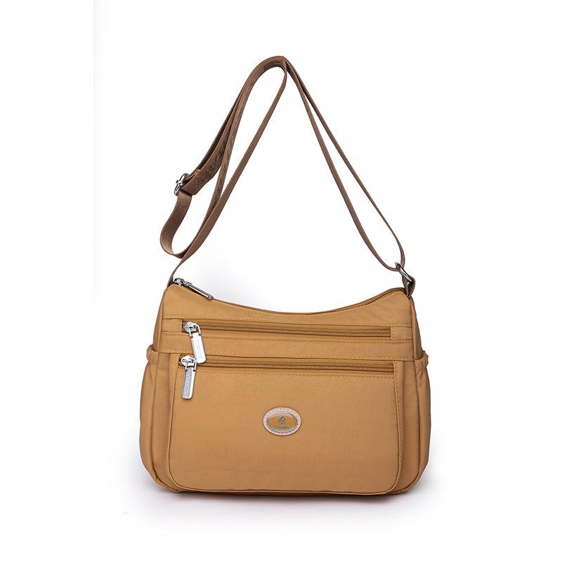 Bag 2025 new shoulder messenger bag nylon bag casual dumpling bag women's bag trend light luxury