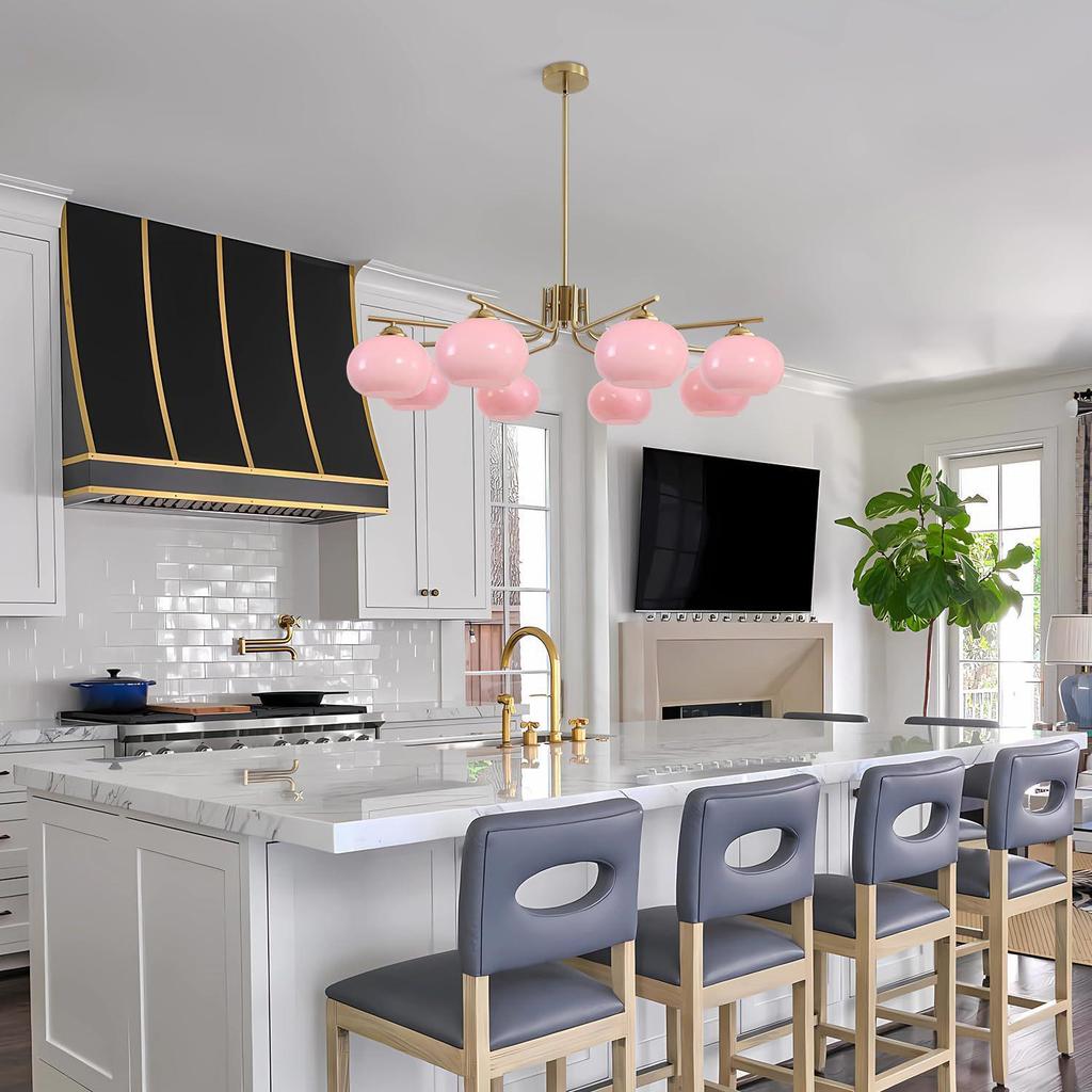 Modern Nordic Cream Chandelier - Luxury Living Room & Restaurant Lighting