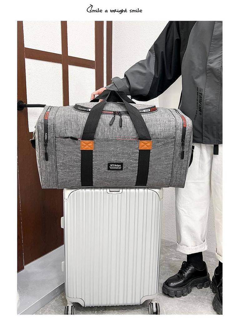 Lightweight Travel Bag: Large Capacity, Folding, Unisex, Portable Luggage & Messenger Bag for Business Trips