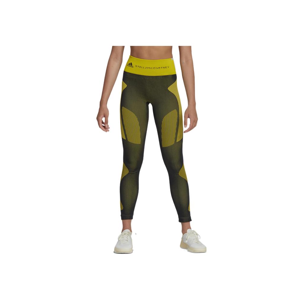 Adidas Logo High Waist Fitness Leggings Women Leggings Light-Cyan Gray HG1231