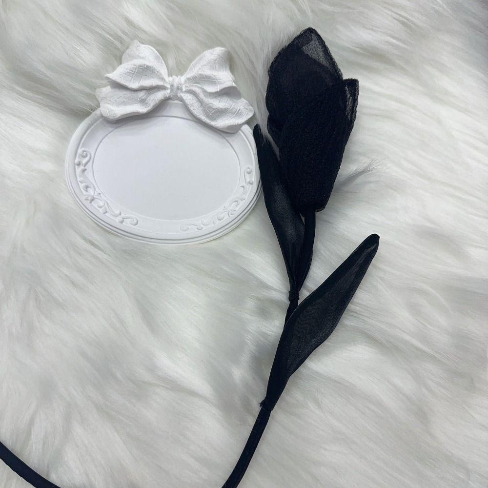 2pcs 3D Clothing Patches Handmade Clothing Applique Magnolia Flower Appliques  Dressmaking