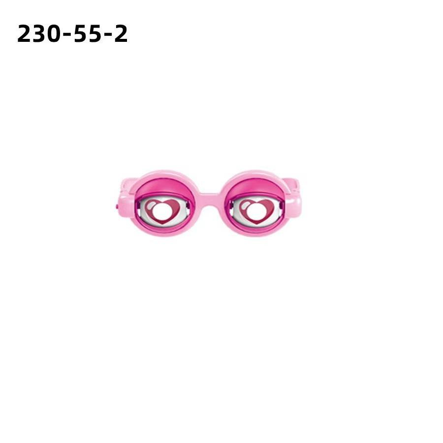 Cartoon Prank Blink Glasses: Pull-String Novelty Toy for Kids