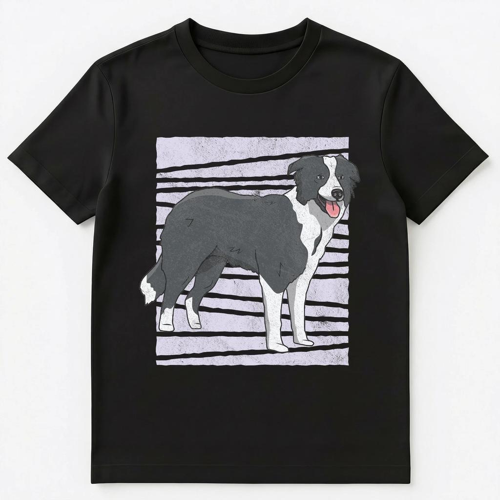 Border Collie Dog Graphic Unisex T-Shirt