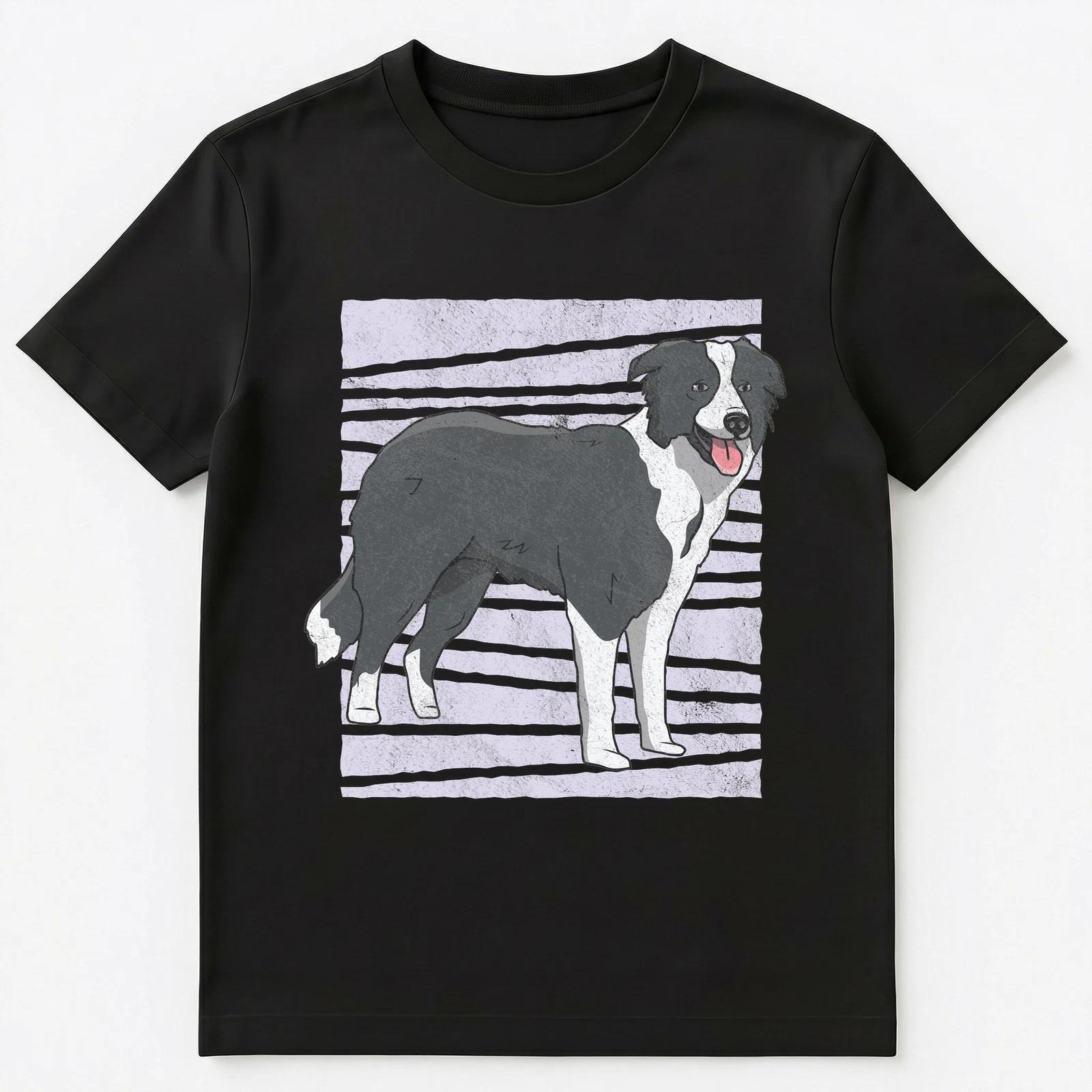 Border Collie Dog Graphic Unisex T-Shirt XL