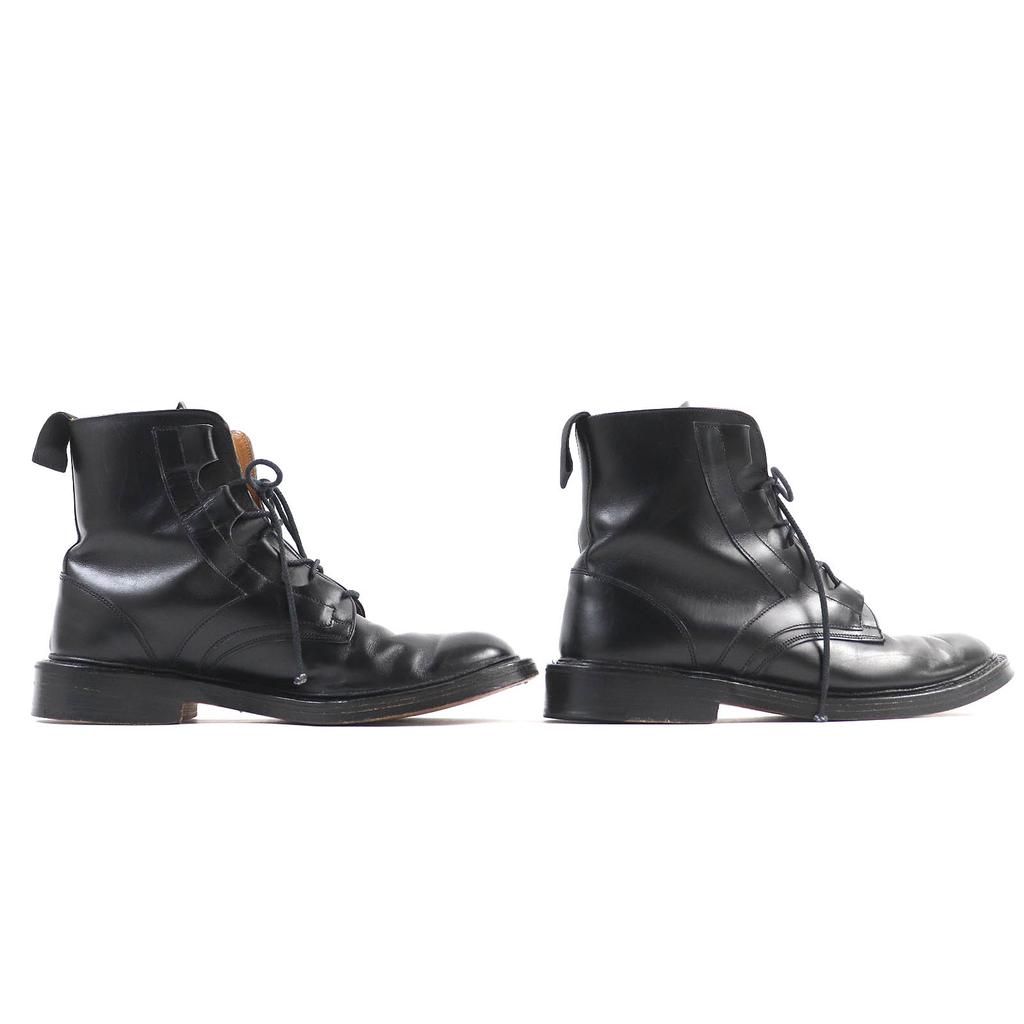 Tolle Tricker's Stiefel Schnürstiefel Leder Country Boots Ghillie Schwarzes Leder Herren 8.5 M6253 Gebraucht