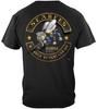 Navy Seabees Biker T-Shirt: Military Motorcycle Club Tee