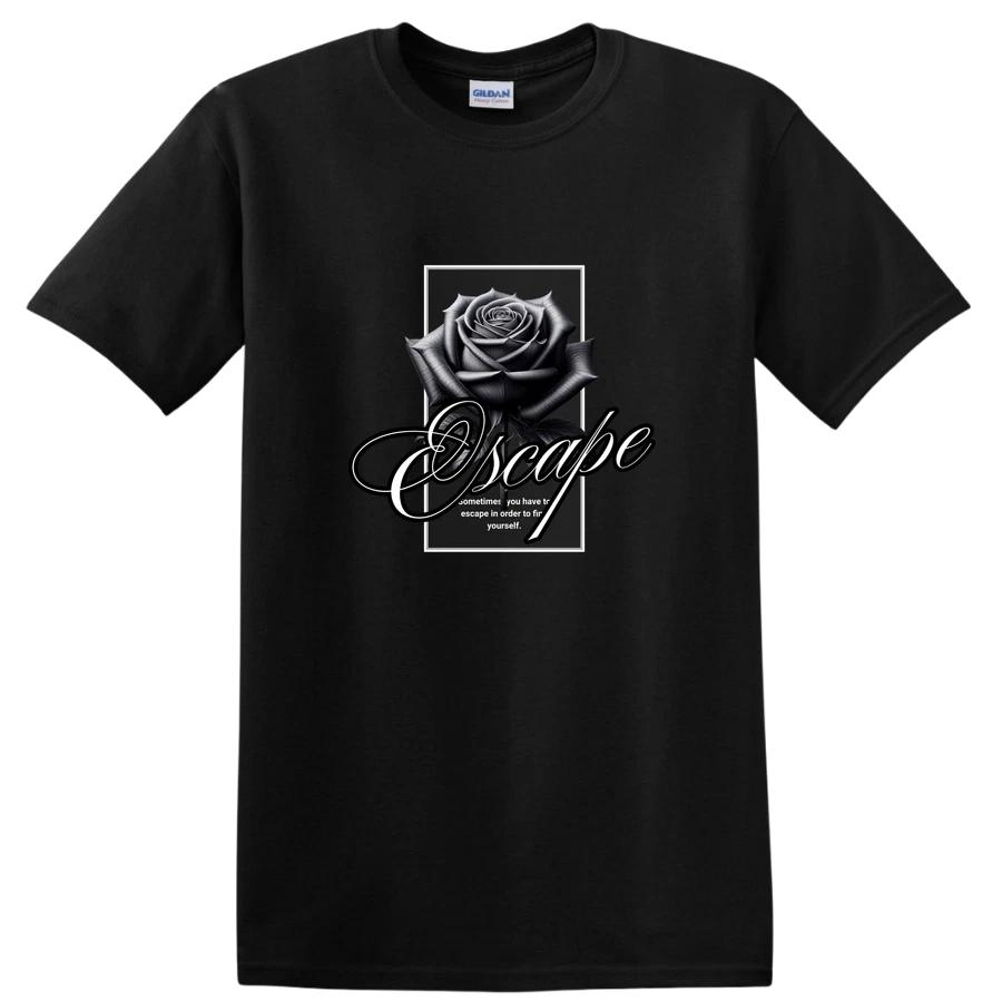 Black Rose Escape T Shirt Sometimes You Have To Escape To Find Yourself Tee XL