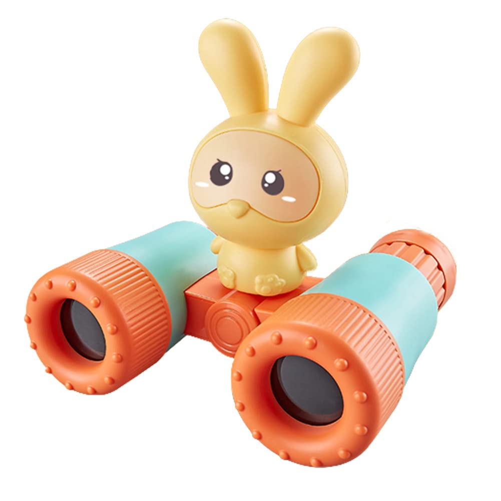 

GPT 8x Милий Кролик Монокуляр Збільшувальне Скло з Шийним Ремінцем Компактна та Іграшка для Відкритого Повітря для Хлопчиків та Жовтий [Компанія Валіза] Дитячий Бінокль, Зум,