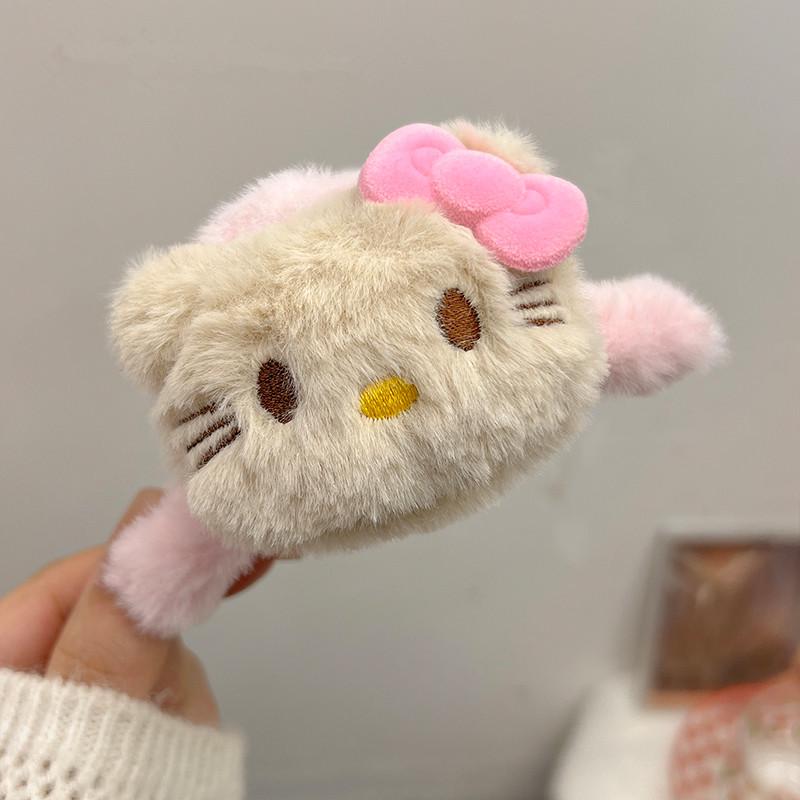 

Двусторонний милый зажим-коготь кошки и акулы для причесок пучок - мультяшный французский стиль