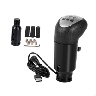 Games Simulator Shifter USB Gearshift Knob Plug and Play Fast Switching 6.3x13.8cm for G29 G27 G25