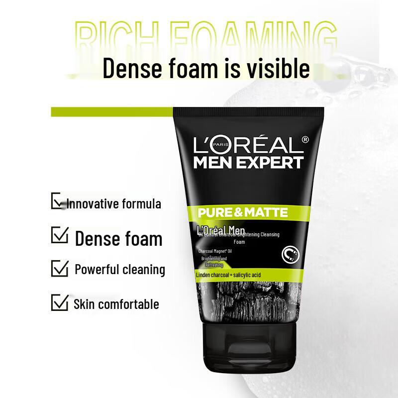 L'Oreal Men Expert Charcoal Cleanser & Sunscreen Skincare Set