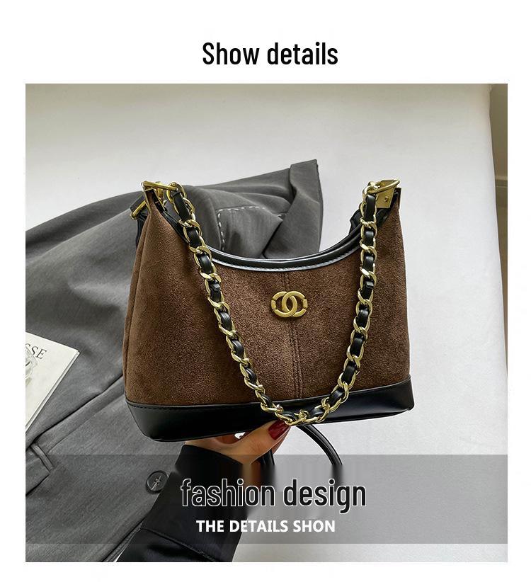 2025 Trendy Retro Řetízková Taška pod Paži - Vysoce Hodnotná Dámská Taška přes Rameno & Crossbody