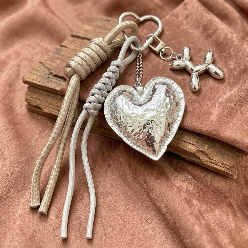 Lady's Fashion Five-Pointed Star Bag Pendant Car Dopamine Matching Hand Gift Hanging Rope Accessories Bag Charm