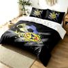 Club America 3pc Duvet Cover Set Simple Modern Bedding Set Wrinkle Resistant Soft Fabric All Season Use a Perfect Gift
